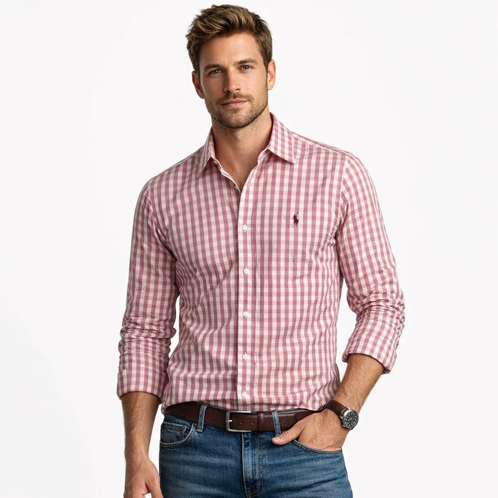 Polo Ralph Lauren Men’s Classic Fit Plaid Shirt Size 8